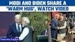 PM Modi, Joe Biden share a warm hug before the start of the G20 Summit |Oneindia News *International