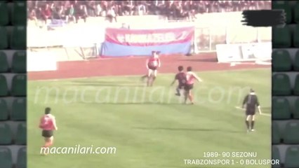 Trabzonspor 1-1 Boluspor [HD] 17.12.1989 - 1989-1990 1st League Matchday 12 + Post-Match Comments