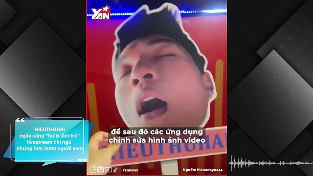 HIEUTHUHAI lắm trò: Đang livestream thì ngủ quên mà vẫn hơn 3000 người, Dương Lâm cũng cosplay