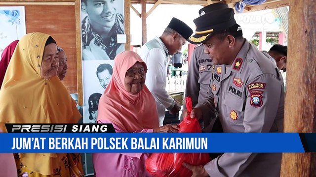 Jum'at Berkah, Polsek Balai Karimun Sambangi Desa Pulau Parit