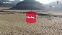 Bursa'da kuraklık alarmı.... Nilüfer Barajı tamamen kurudu