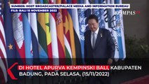 Senyum Lebar Presiden Jokowi Sambut Para Pemimpin di KTT G20