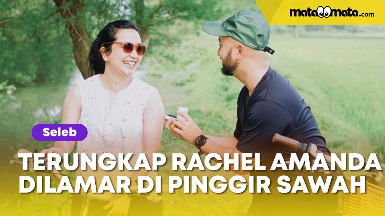 Akhirnya Terungkap, Rachel Amanda Ternyata Dilamar di Pinggir Sawah