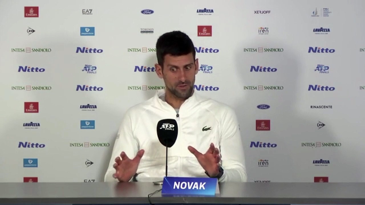ATP - Nitto ATP Finals Turin 2022 - Novak Djokovic at the Australian Open ? :  "There is nothing official yet, we are waiting, my lawyers are discussing with the Australian government, that's all I can say for the moment"