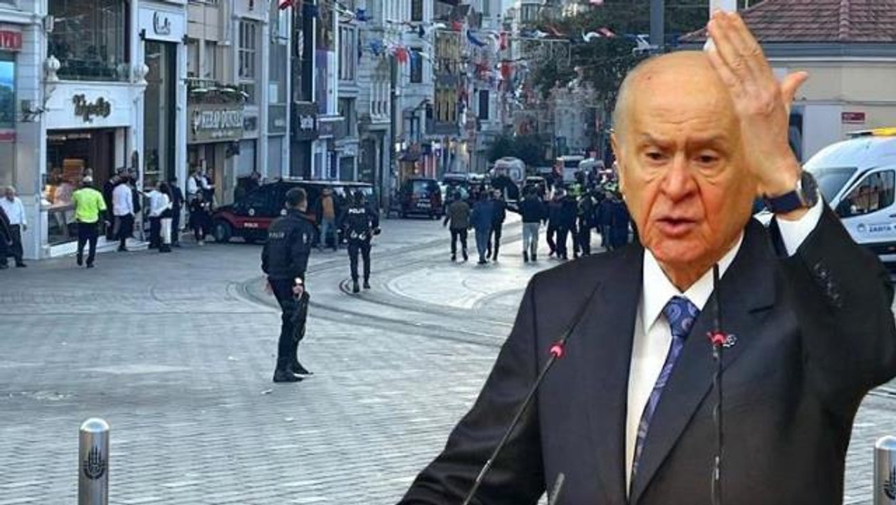 Taksim'deki saldırıyla ilgili ne diyeceği merak konusu olan Bahçeli'den HDP'ye yaylım ateşi