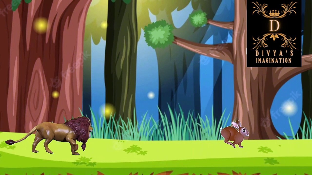 लालची शेर। नैतिक कहानी । हिन्दी कहानी।Moral story । DIVYA'S IMAGINATION