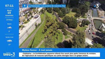 15/11/2022 - Le 6/9 de France Bleu Béarn Bigorre en vidéo