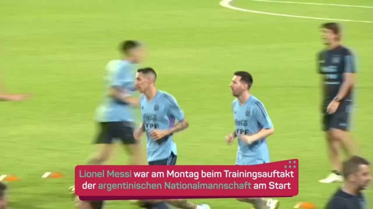 Messi und Argentinien bereiten sich auf WM vor