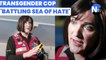 VIDEO: One of the UK's first transgender cops says battling trolls after coming out was like "swimming through a sea of hate"