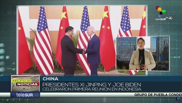 Pdtes. de China y EE.UU. reafirman posturas sobre economía global y conflictos de Taiwán y Ucrania