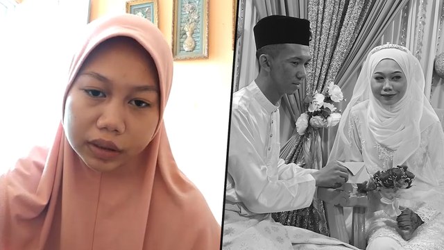 Cuma 3 minggu jadi isteri, wanita muda reda pemergian suami... terpaksa batal majlis sanding