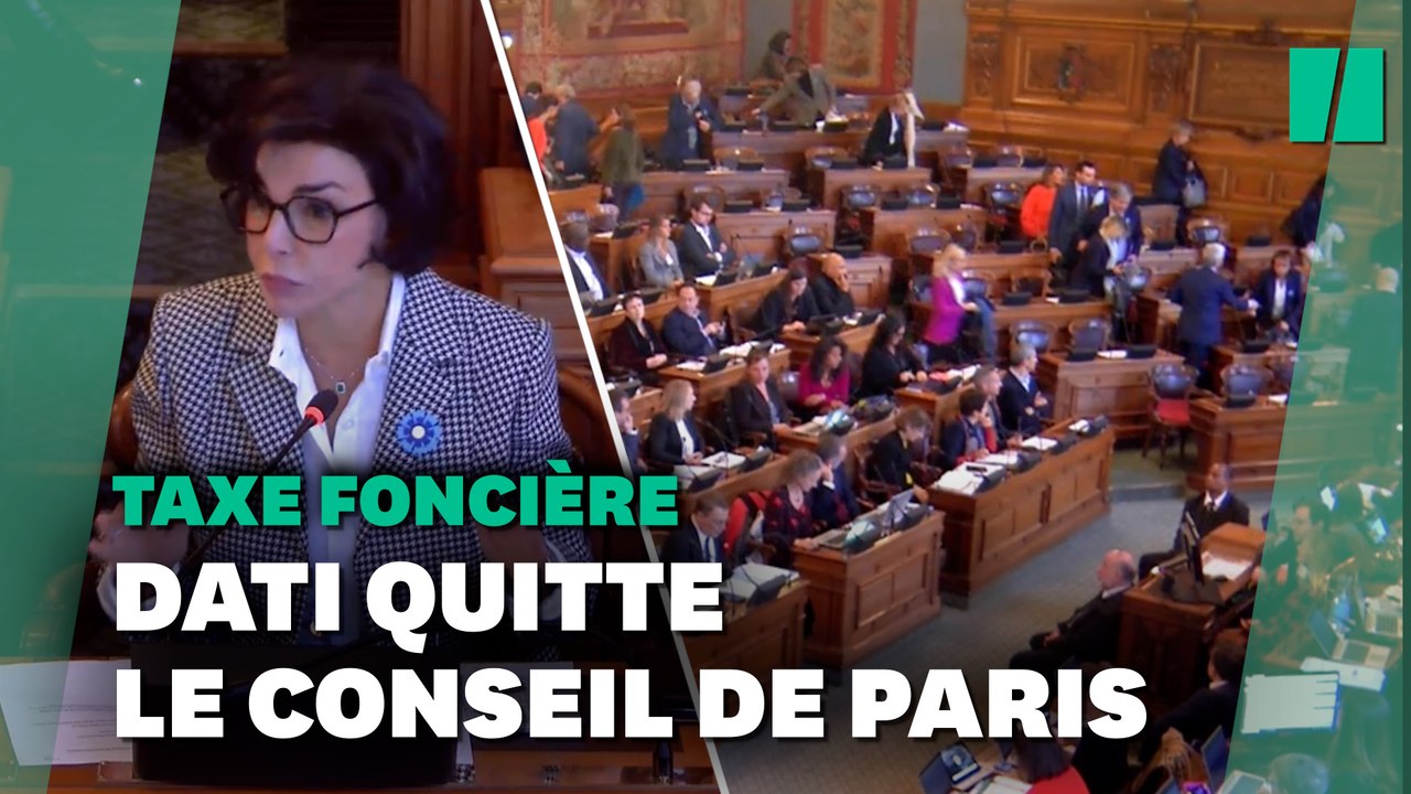 Dati s'en prend à Hidalgo sur la taxe foncière et quitte le Conseil de Paris