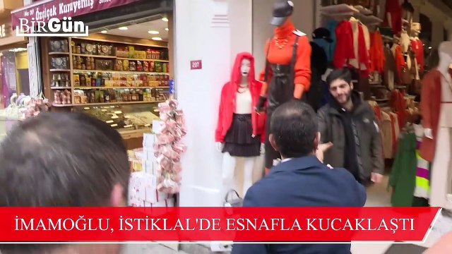 Ekrem İmamoğlu Her sabah geleceğim demişti, sözünü tuttu: Patlamanın olduğu İstiklal'de esnafla kucaklaştı