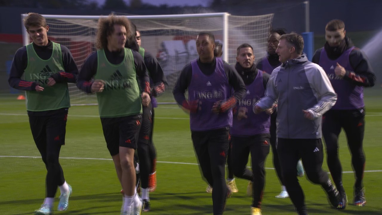 Coupe du monde: 11 Diables ont participé au premier entraînement à Tubize
