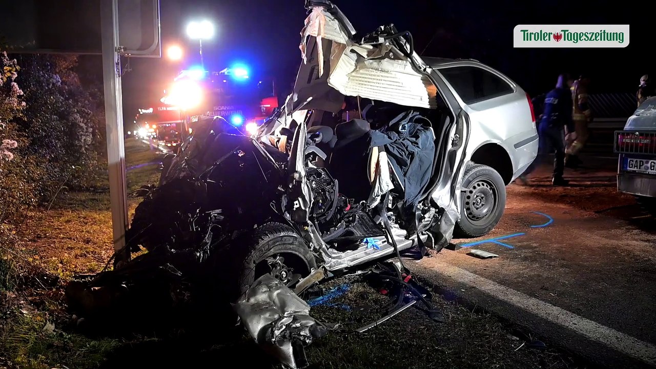 76-jähriger Autofahrer starb bei Frontalcrash mit Lkw in Zirl