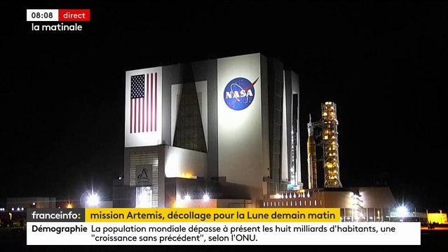 Troisième essai pour la nouvelle méga-fusée de la Nasa: Le décollage de la mission Artémis 1 est prévu cette nuit depuis la Floride - VIDEO