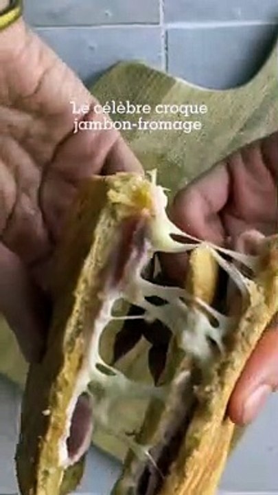 Le célèbre croque jambon-fromage