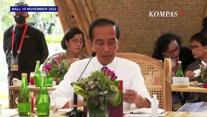 Download Video: Momen Jokowi Makan Siang Bareng Para Pemimpin di KTT G20