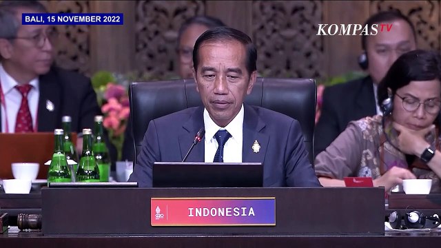 [FULL] Pidato Jokowi Sesi Kedua KTT G20 Bahas Soal Kesehatan Dunia: Never Again Mantra Bersama