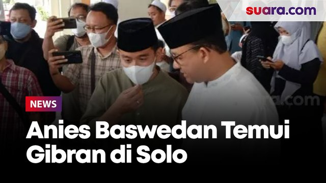 Anies Baswedan Temui Gibran di Solo, Bahas Pilpres 2024?