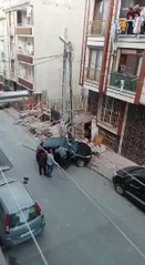 ESENYURT'TA TACİZ İDDİASINA DAYAK KAMERADA