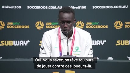 Australie - Deng sur le match contre la France : "On rêve toujours de jouer contre ces joueurs-là"