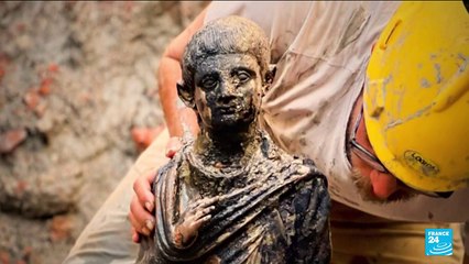 'Exceptional' discovery as ancient bronze statues emerge in Tuscany