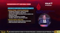 Grafis Rundown KTT G20 Bali 2022