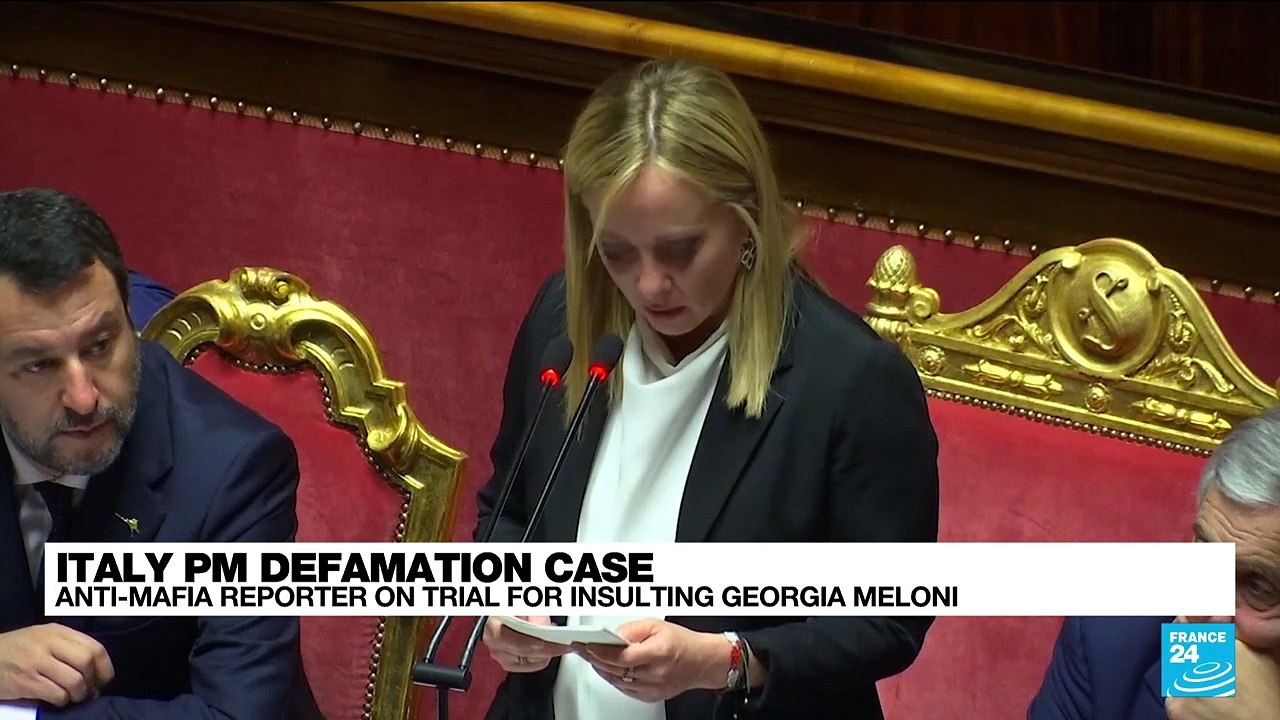 Roberto Saviano, anti-mafia reporter, on trial for insulting Georgia Meloni