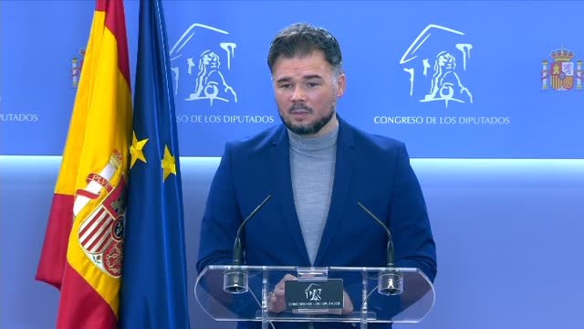 Rufián sobre la reforma del delito de malversación: Se trata de que no se utilice el Código Penal como castigo ideológico