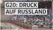 G20-Gipfel: Russland soll für den Krieg in der Ukraine verurteilt werden