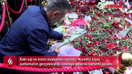 İstiklal Caddesi'nde acı an! Eşi ve kızını kaybettiği noktaya geldi