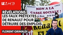 RÉVÉLATIONS : LES FAUX PRÉTEXTES DE RENAULT POUR DÉTRUIRE DES EMPLOIS