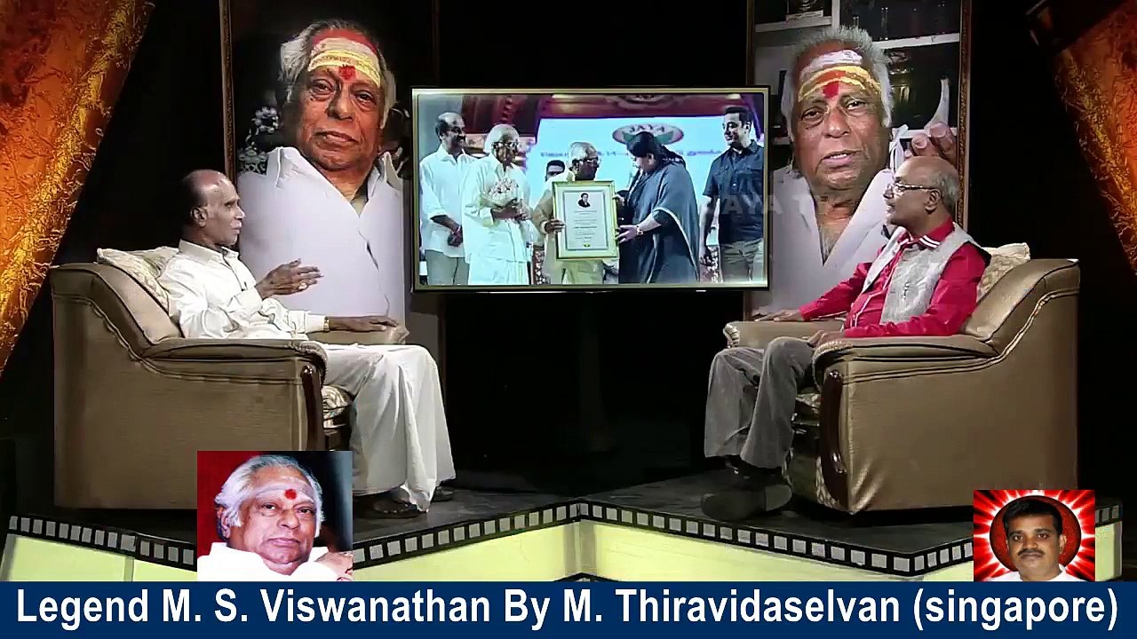 Legend M. S. Viswanathan By M. Thiravidaselvan (singapore) Vol 41