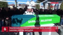 Kayınbiraderinin baltayla öldürdüğü kadın ile kalp krizinden ölen eşi defnedildi