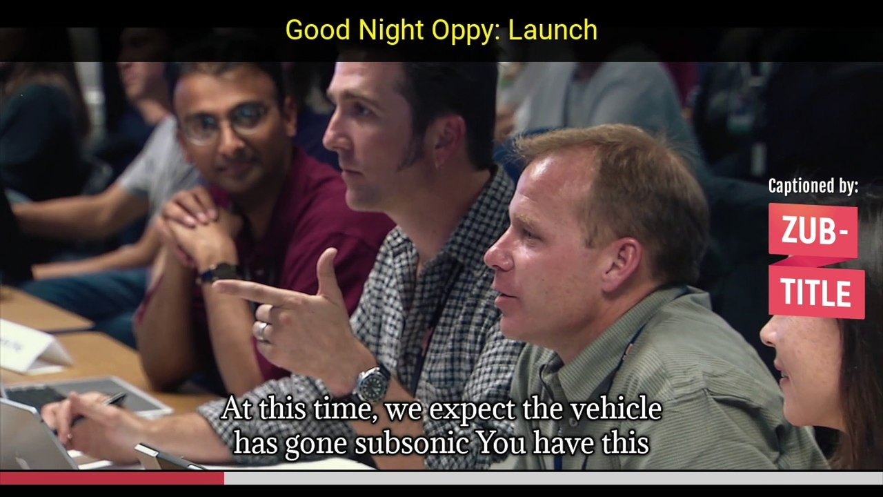 Goog night Oppy:  Launch (Captioned)