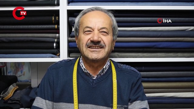 70 yaşındaki terzi Sıtkı Usta'nın meslek aşkı hayran bırakıyor