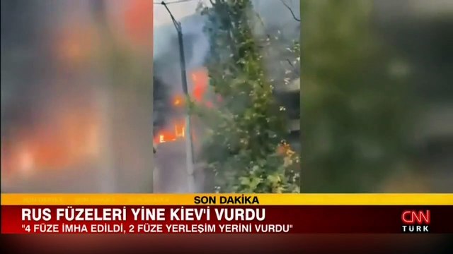 Ukrayna'da yeniden siren sesleri yükseldi! Kiev'de art arda patlamalar