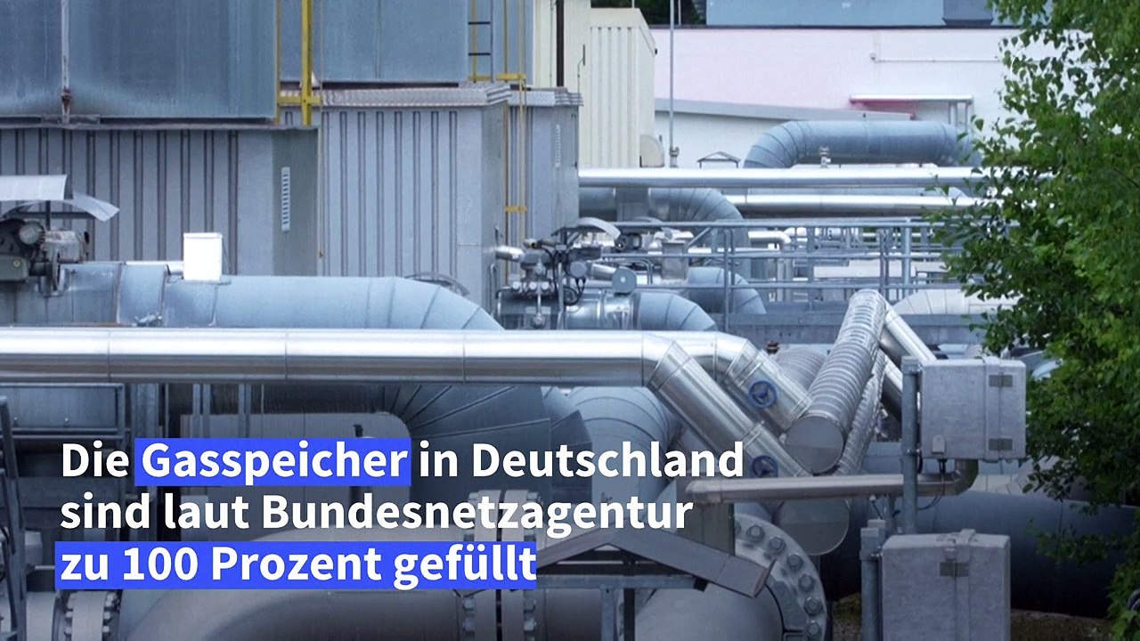 Gegen die Krise: Deutsche Gasspeicher sind voll