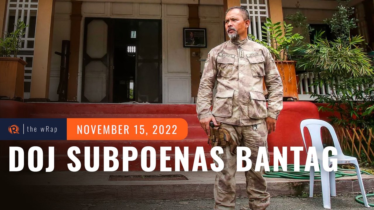 DOJ serves subpoena on suspended BuCor chief Bantag