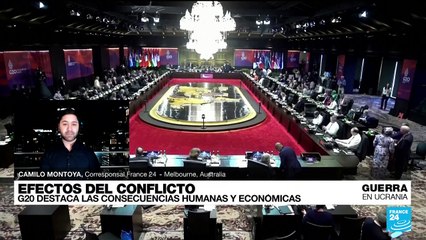 Informe desde Melbourne: G20 condena la guerra en Ucrania en su texto preliminar