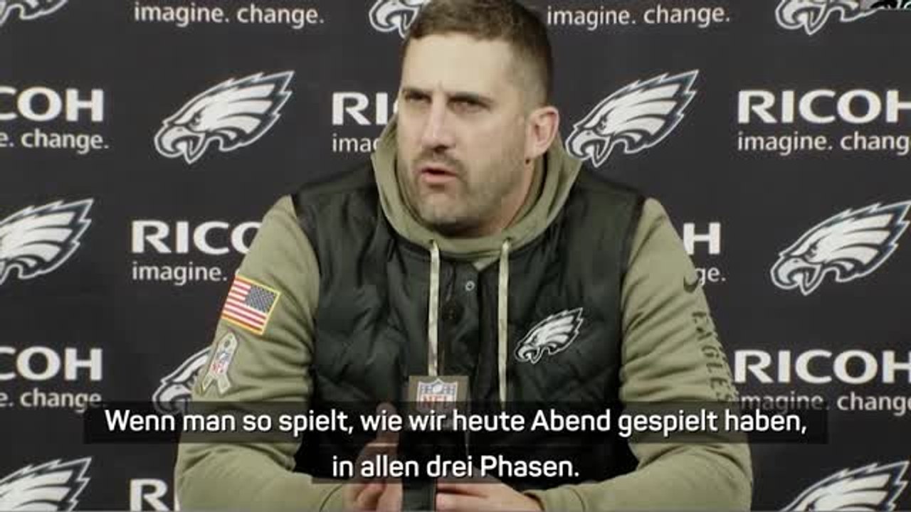 Eagles-Coach: 'Wie der letzte Dreck gespielt'