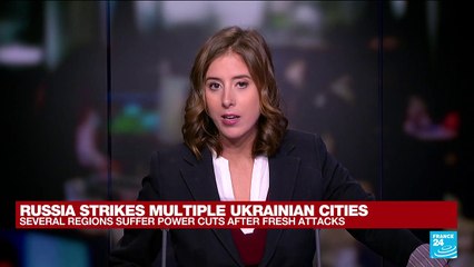 Russia strikes multiple Ukrainian cities, several regions suffer power cuts