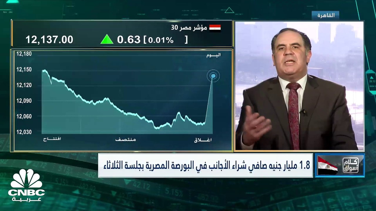 المؤشر السبعيني المصري يرتفع إلى أعلى مستوياته في شهرين