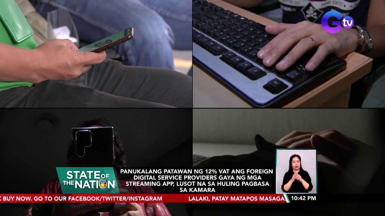 Panukalang patawan ng 12% VAT ang foreign digit...