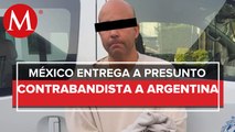FGR entrega a Argentina a 'Capote', hombre buscado por contrabando