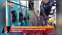 Puerto iguazú continúa la escasez de combustible