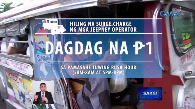 Petisyong P1 dagdag-pasahe sa mga jeepney tuwing rush hour, hindi pa madedesisyunan ng LTFRB ngayong taon | Saksi