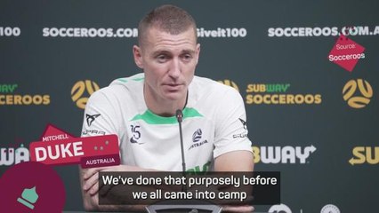 Socceroos shift focus away from human rights to World Cup