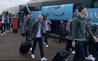 Wales players leave for Qatar for their first World Cup since 1958